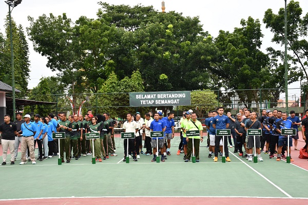 Open Turnamen Tennis Pangdam I/BB Cup 2022 Resmi Dibuka