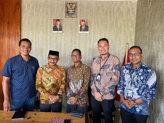 Kondisi Pembiayaan KUR 2022 dan Target 2023 Dipaparkan oleh Petinggi BSI Aceh kepada Haji Uma