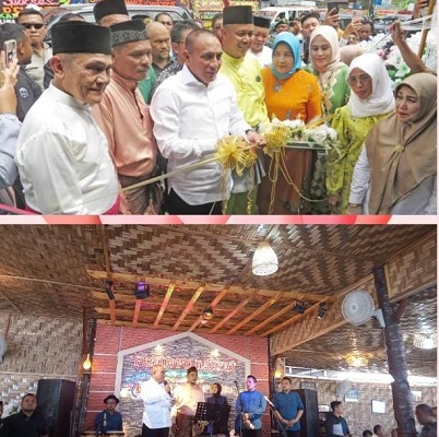 Gubernur Sumut Gunting Pita dan Berikan Sambutan