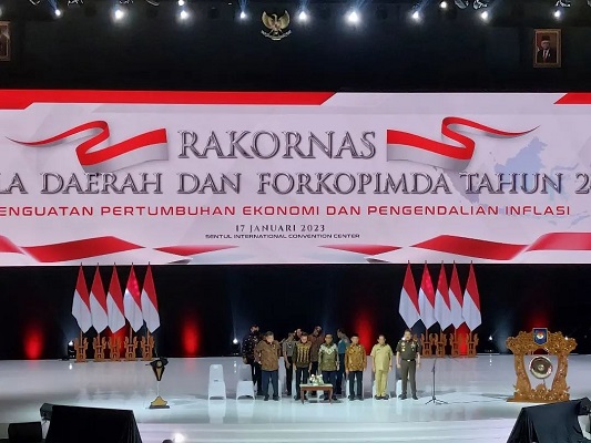 Bupati Pakpak Bharat Hadiri Rakornas Kepala Daerah dan Forkopimda 2023