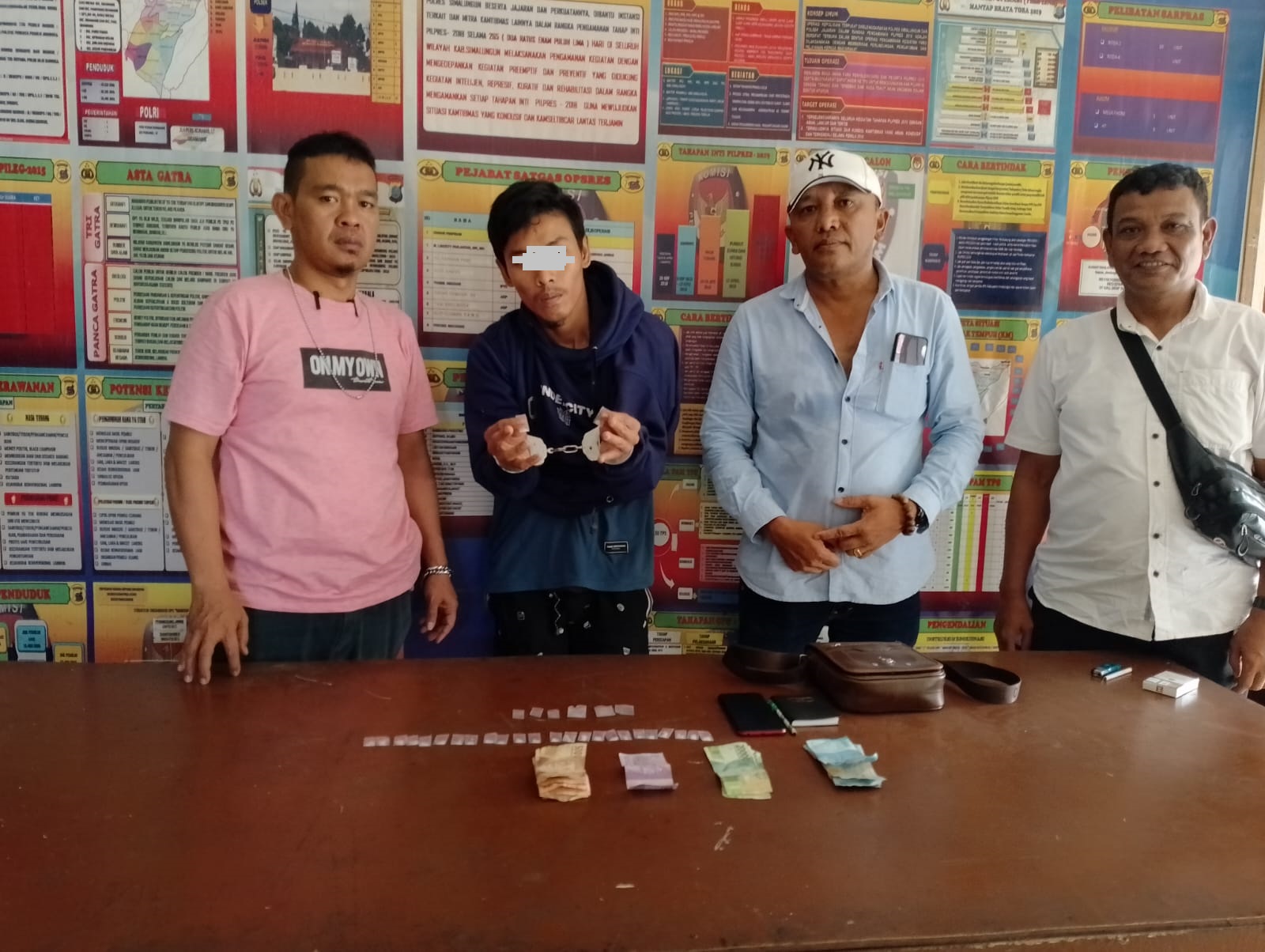 Bayu Bandar Sabu Berhasil Diringkus oleh Team Opsnal Polsek Sidamanik