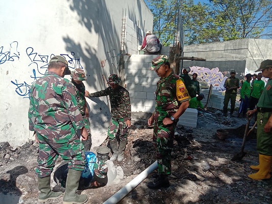 Kasiter Korem 074Warastratama Takjub dengan Progres TMMD Reguler ke-116 Kodim 0735Surakarta