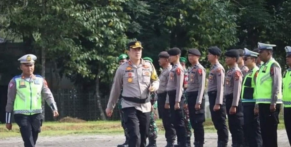 Mewakili Bupati, Sekda Hadiri Apel Gelar Pasukan Operasi ketupat 2023