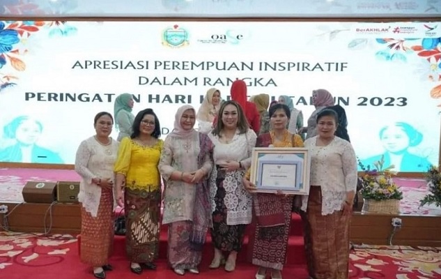 Rasa Bangga Diucapkan Ketua TP PKK Pakpak Bharat di Acara Apresiasi Perempuan Inspiratif SUMUT