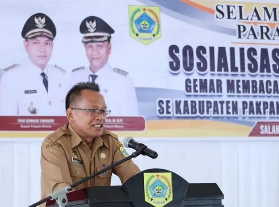 Diacara Sosialisasi Pembudayaan Gemar Membaca ini Pesan Bupati