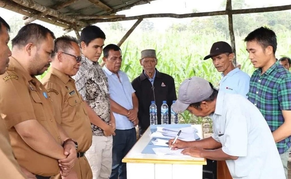 20 Petani Food Estate Tandatangan MoU Dengan PT Parna Raya