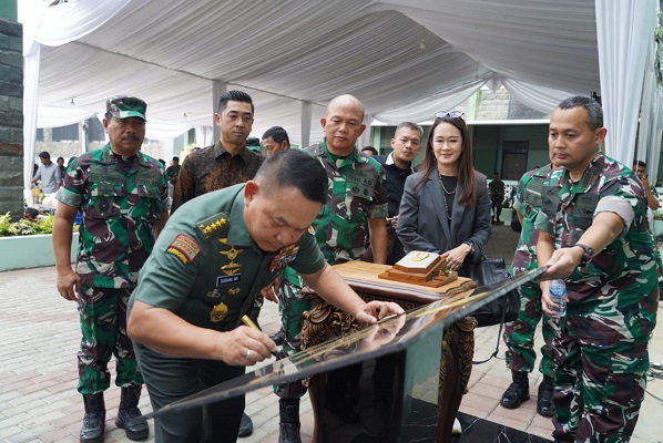 Penggunaan Mess Berland serta Gedung Sandi dan Siber Forensik TNI AD Diresmikan oleh Kasad