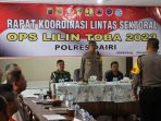 Wujudkan Operasi Lilin Toba 2023 Berjalan dengan Baik, Polres Dairi Gelar Rapat Koordinasi Lintas Sektoral Wujudkan Operasi Lilin Toba 2023 Berjalan dengan Baik, Polres Dairi Gelar Rapat Koordinasi Lintas Sektoral
