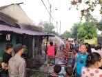 Satu Unit Rumah Terbakar Saat Mengisi Minyak Pertalite Ketengan di Jalan Pergam Kisaran
