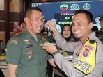 Kapolres Asahan Menghadiri Acara Syukuran HUT Kodim 0208-Ash