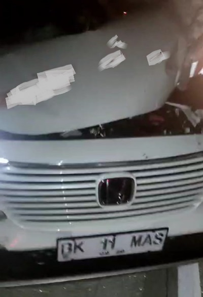 Tabrak Truk Tronton di Jalan Tol Tanjung Morawa, Seorang PriaTewas di Mobil Honda CR-V